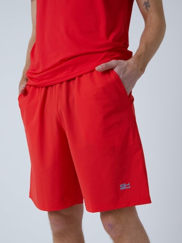 SPORTKIND Regular Sporthose 'Shorts lang'‌‌‌‌‌‌ in Rot: Vorderseite