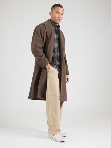 SELECTED HOMME Regular fit Button Up Shirt 'SLHOWen' in Black