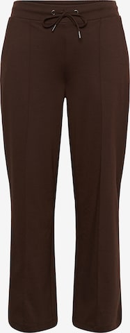 KAFFE CURVE Штаны 'KC Jenna' в Коричневый: спереди