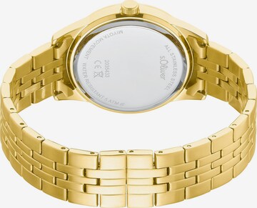 s.Oliver Analog Watch in Gold