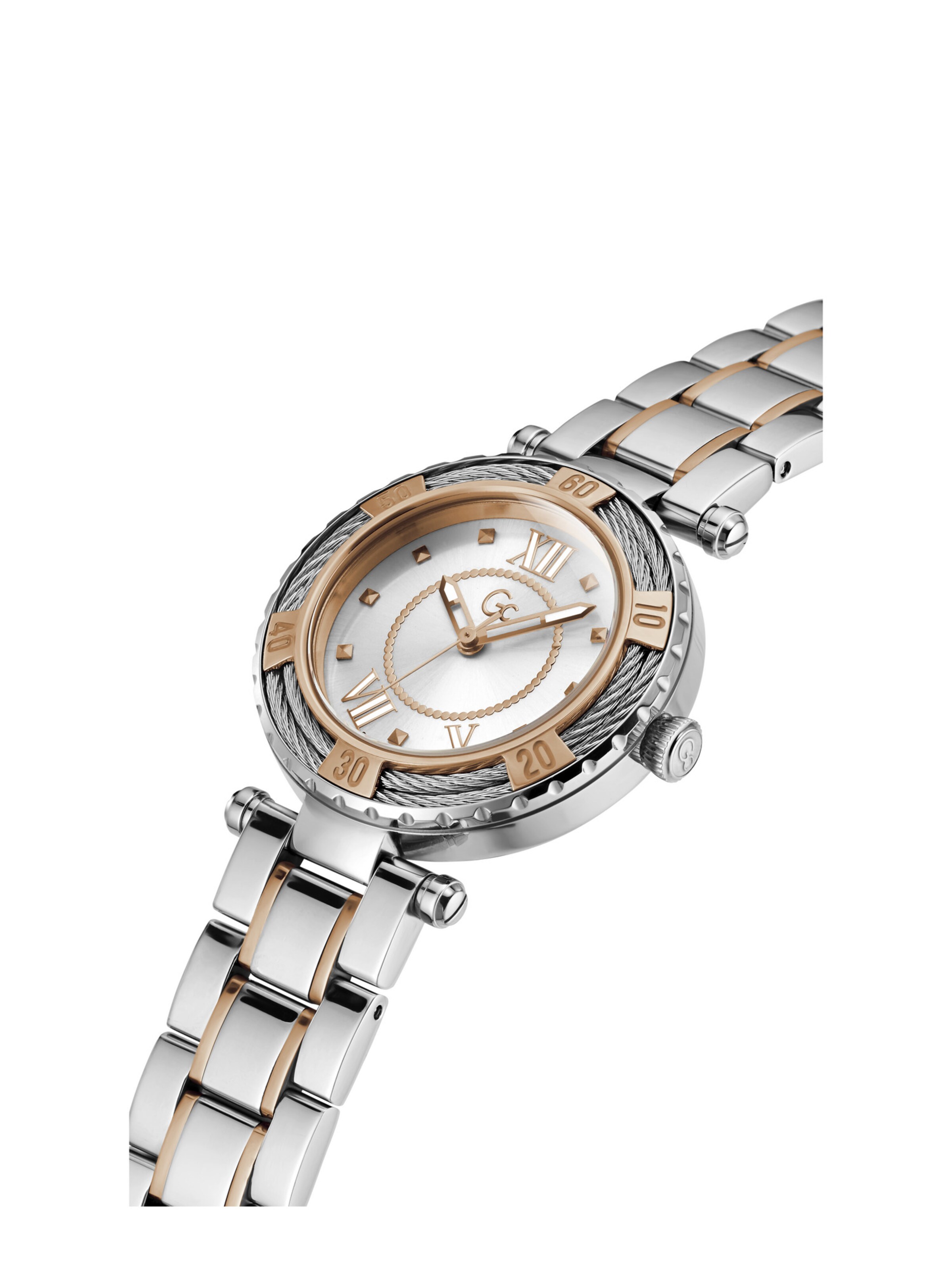 Gc Analogt ur 'Diver Cable' i sølv