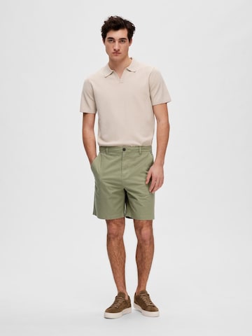 SELECTED HOMME - regular Pantalón chino en verde