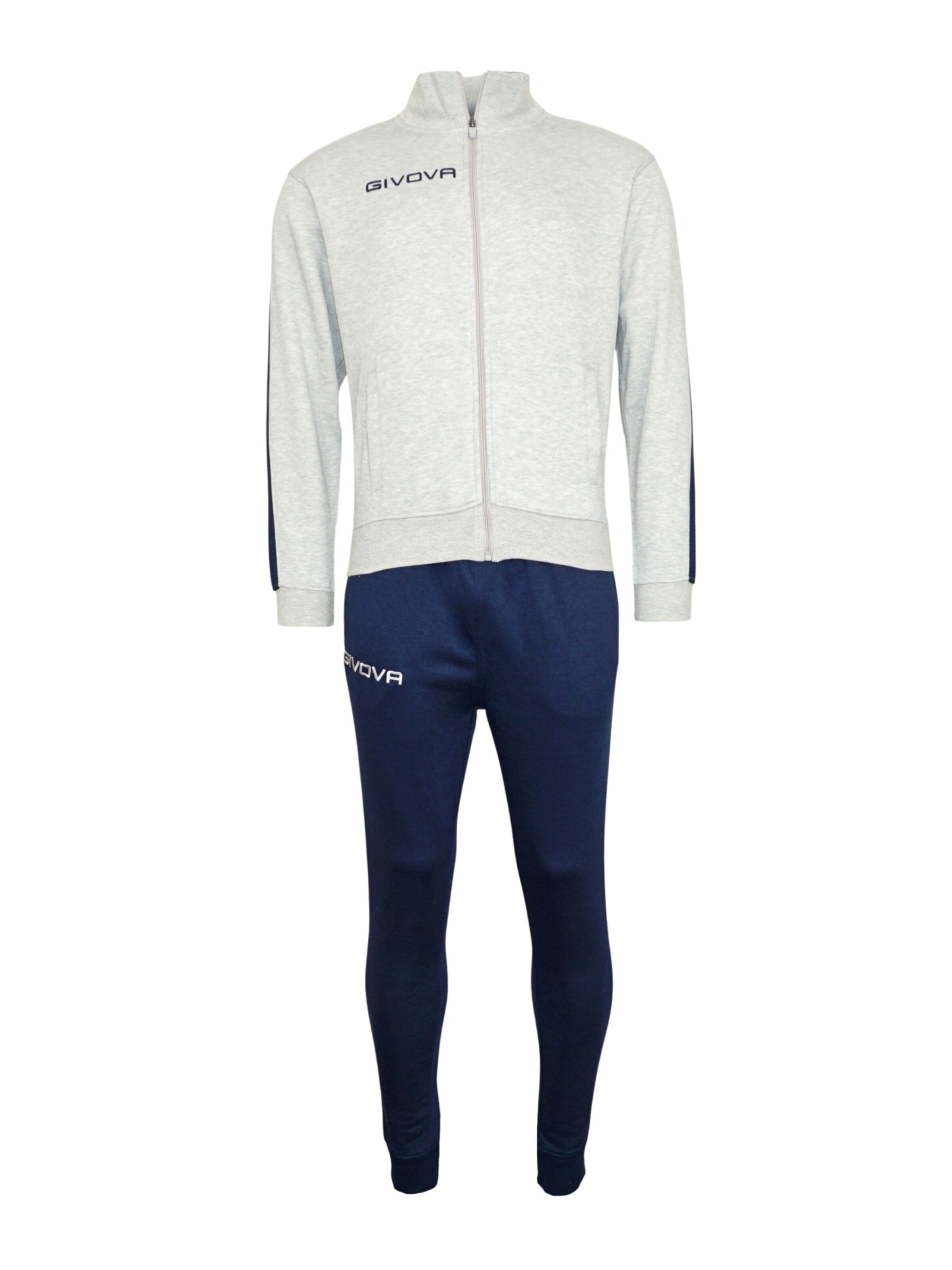 Givova Sweat suit in Grey: front