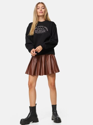 Threadbare Sweatshirt 'Cookie' in Black