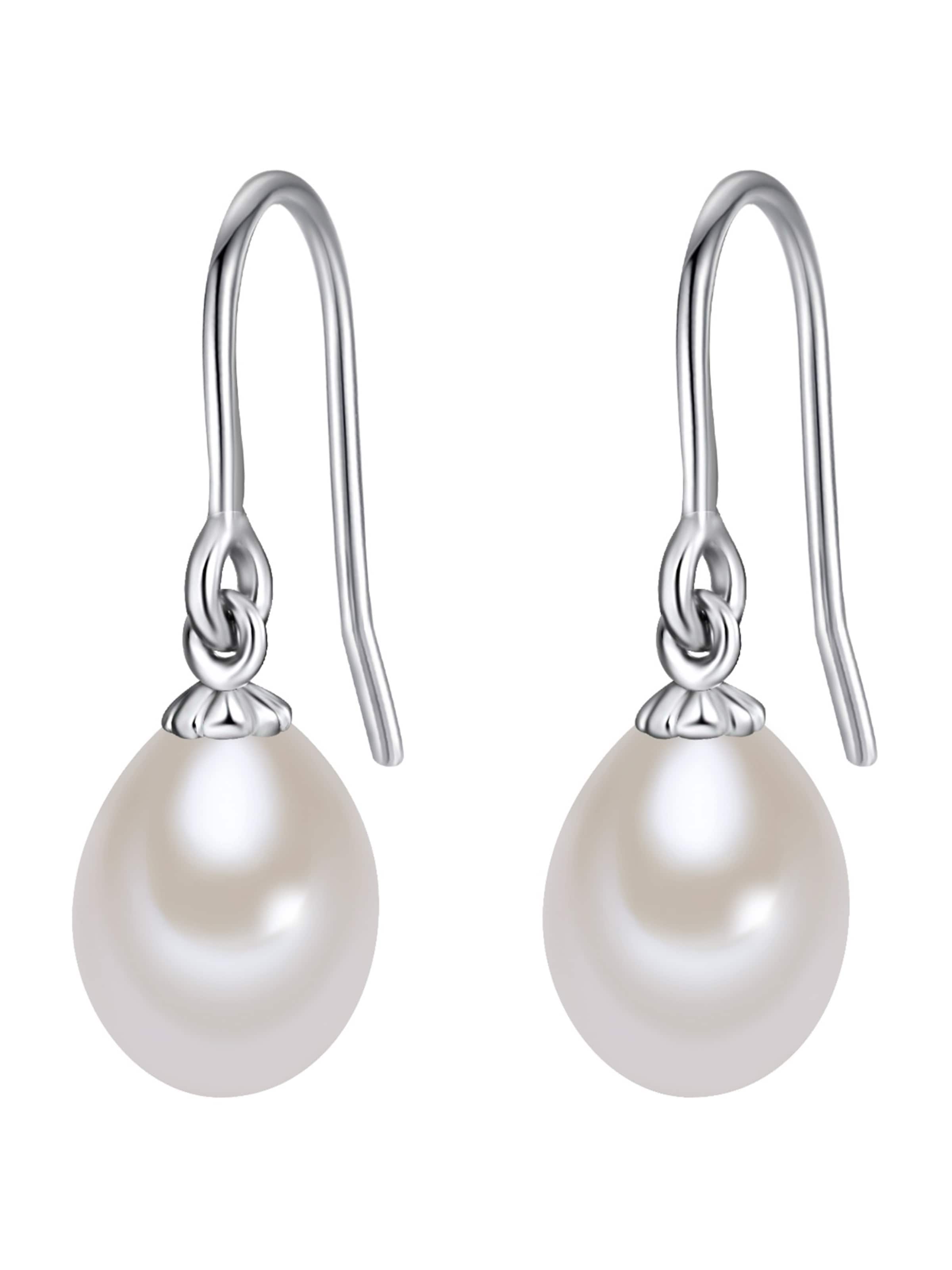 Lulu & Jane Earrings in Silver: front