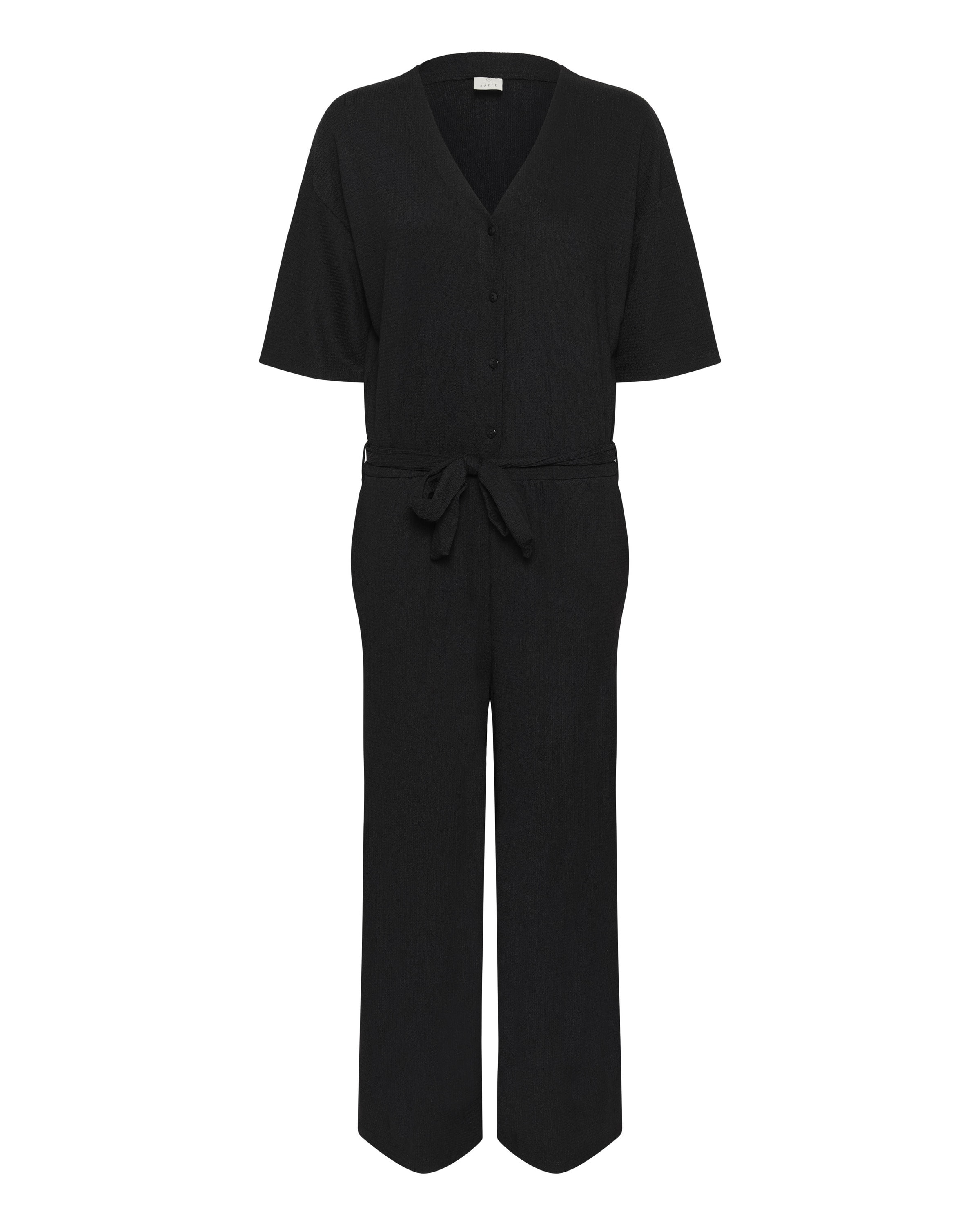 Kaffe Jumpsuit 'Ivanna' in Zwart: voorkant
