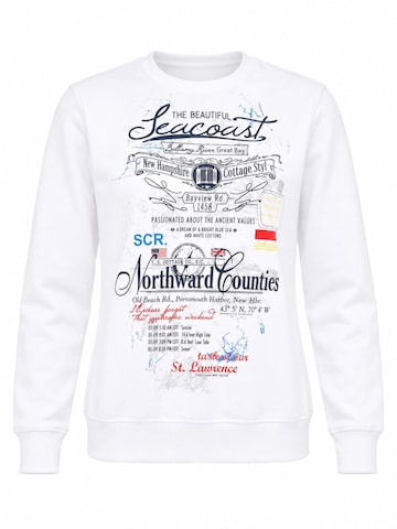 SCR. Sweater 'KIFA' in White: front
