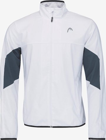 balts HEAD Sporta jaka 'Club 22': no priekšpuses