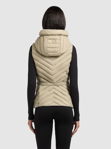 Gilet 'Demie' di khujo in verde