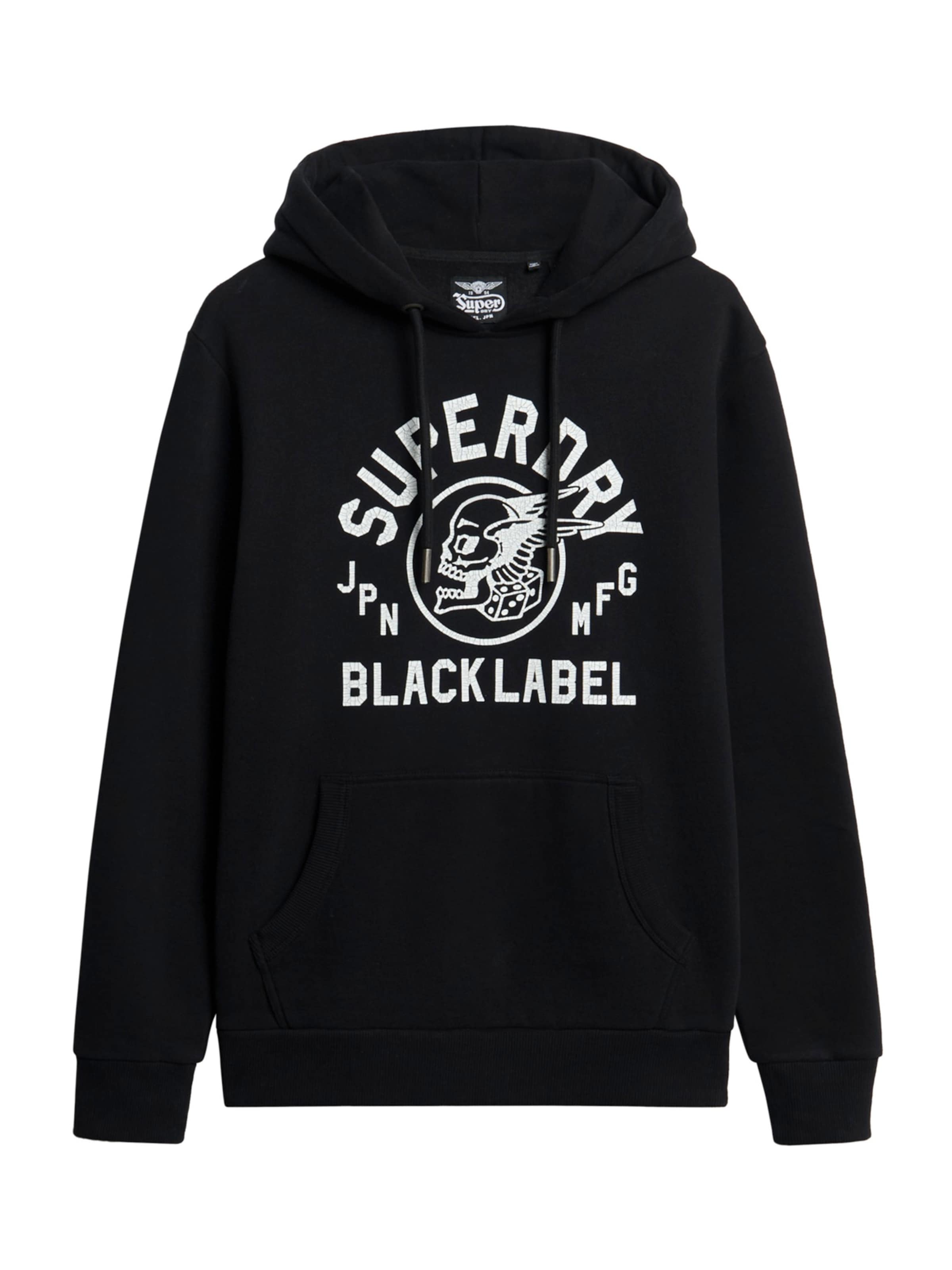 Superdry & Co Collegepaita värissä musta: etupuoli