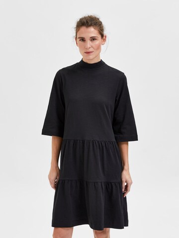 Robe 'MAISIE' SELECTED FEMME en noir : devant