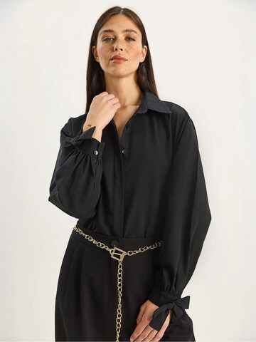 Bianco Lucci Bluse in Schwarz