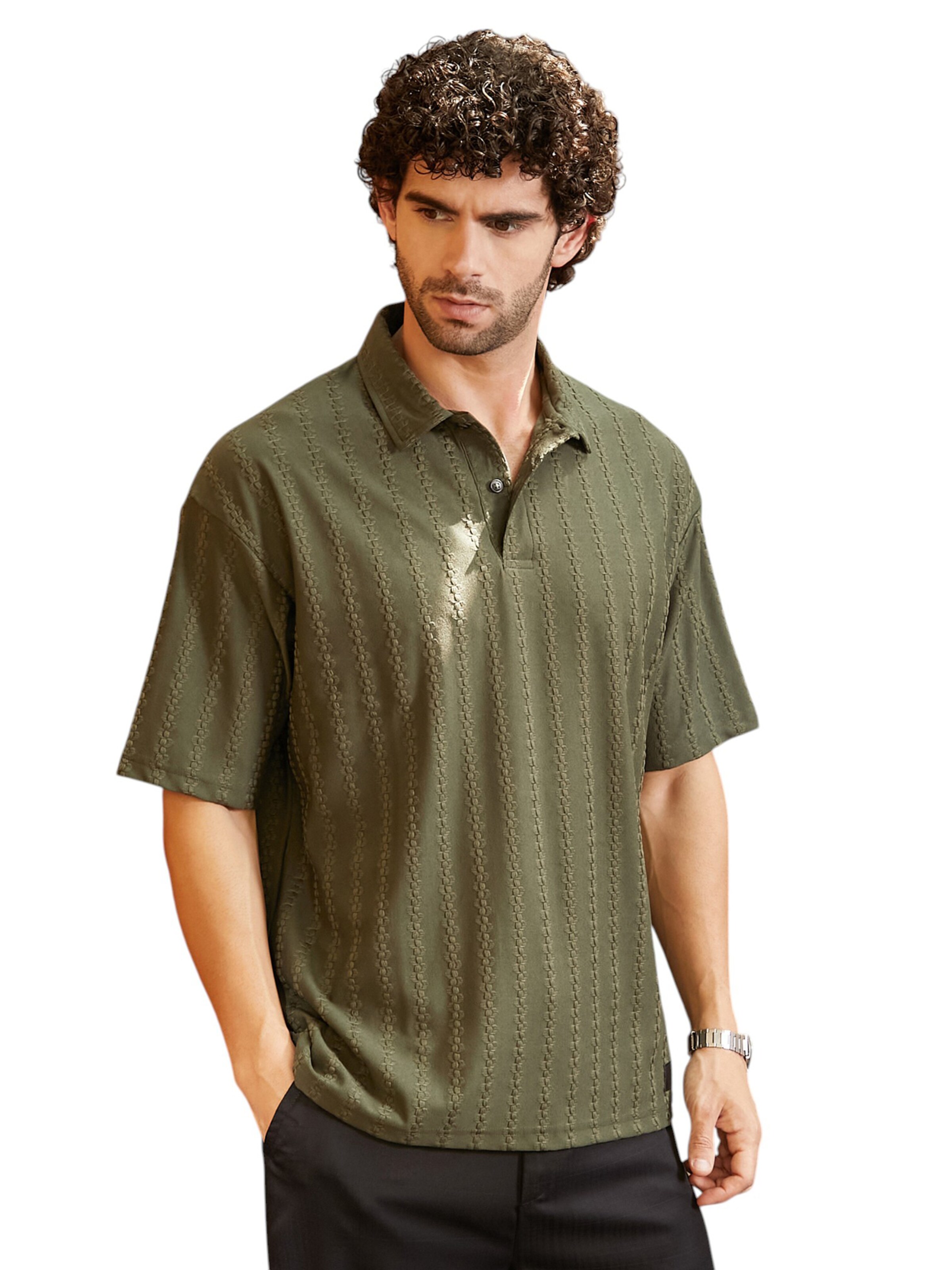 Campus Sutra Shirt in Green