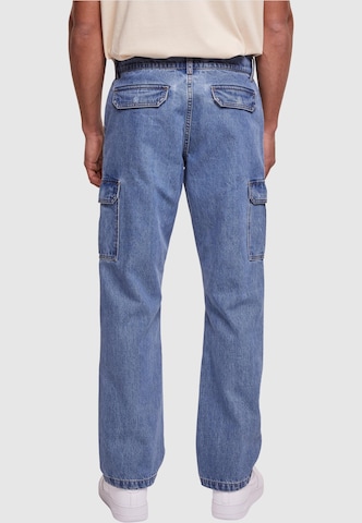 Tapered Jeans cargo di Urban Classics in blu