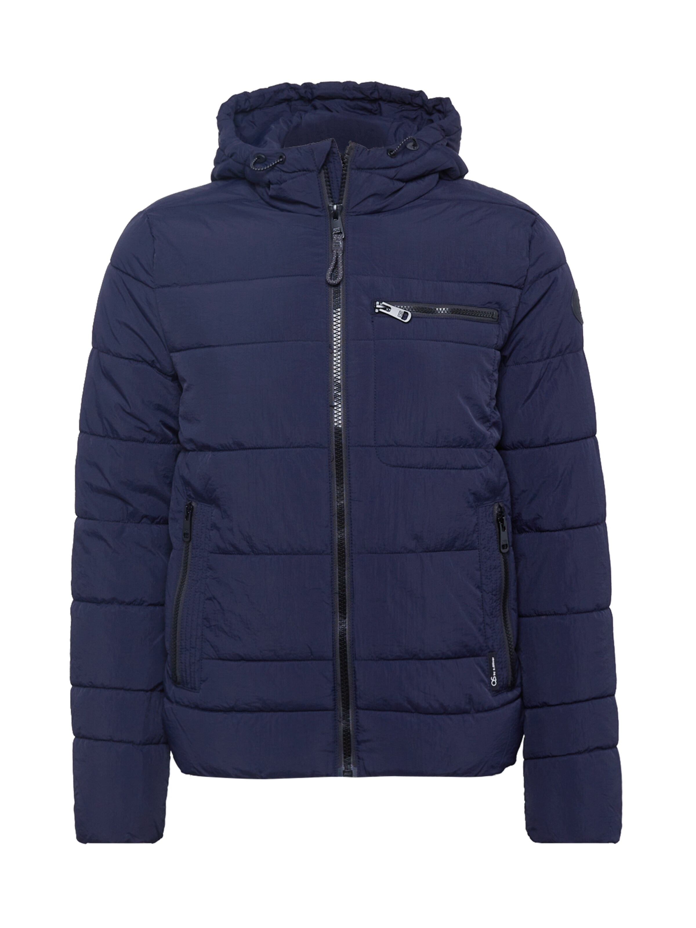QS Winterjas in Blauw: voorkant
