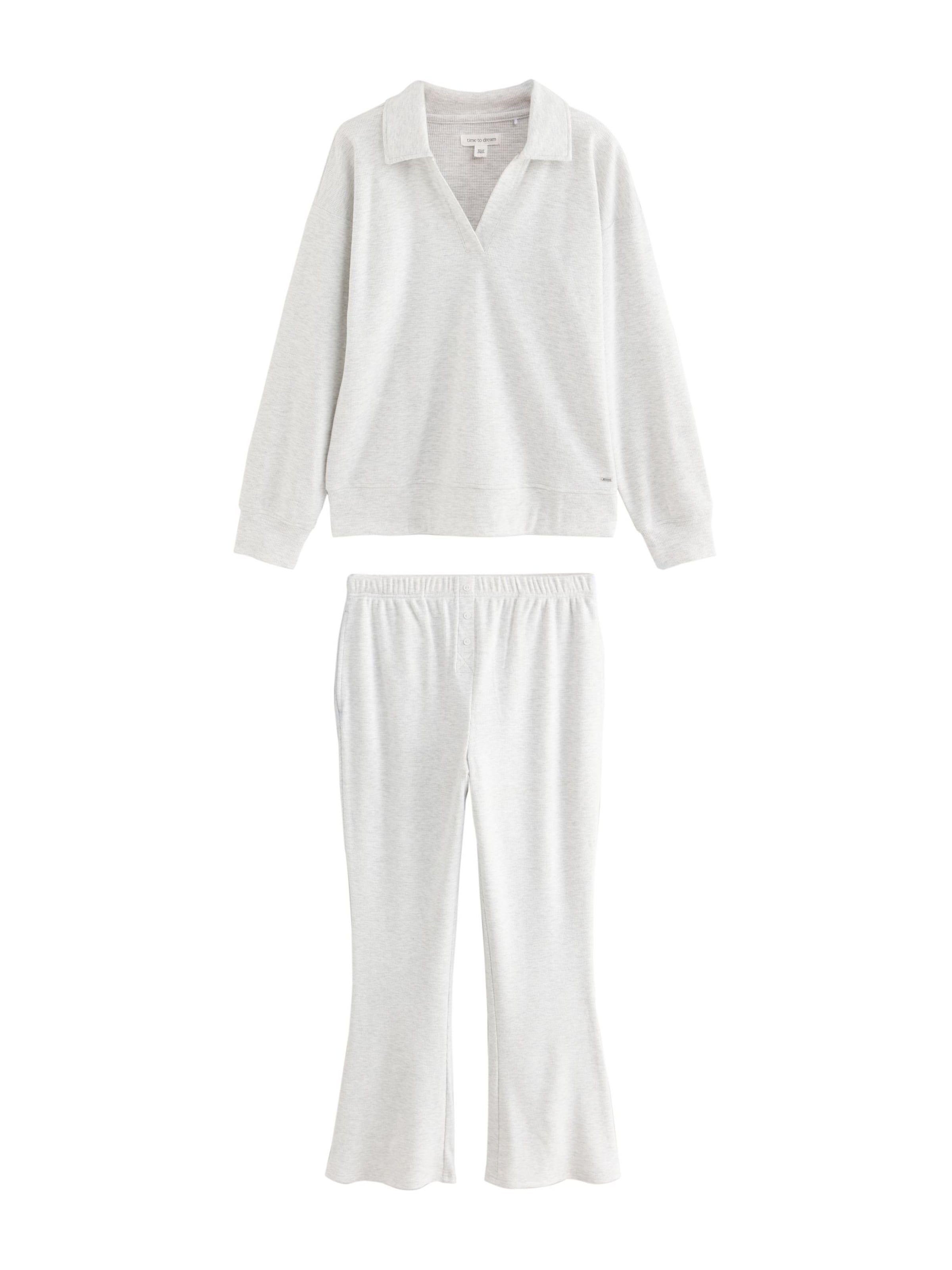 Next Pyjama in Grau: Vorderseite