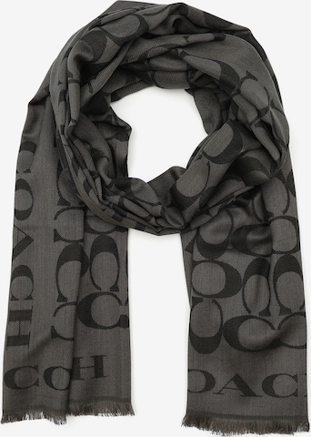 juoda COACH Šalikas 'Signature C-Stola': priekis