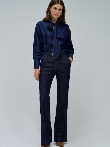 Salsa Jeans Bluse 'Blouse W/ Lace'‌‌‌ in Blau