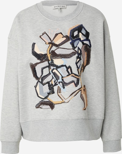 Megztinis be užsegimo 'RARSNIMA' iš Munthe, spalva – smėlio / šviesiai mėlyna / ruda / pilka, Prekių apžvalga