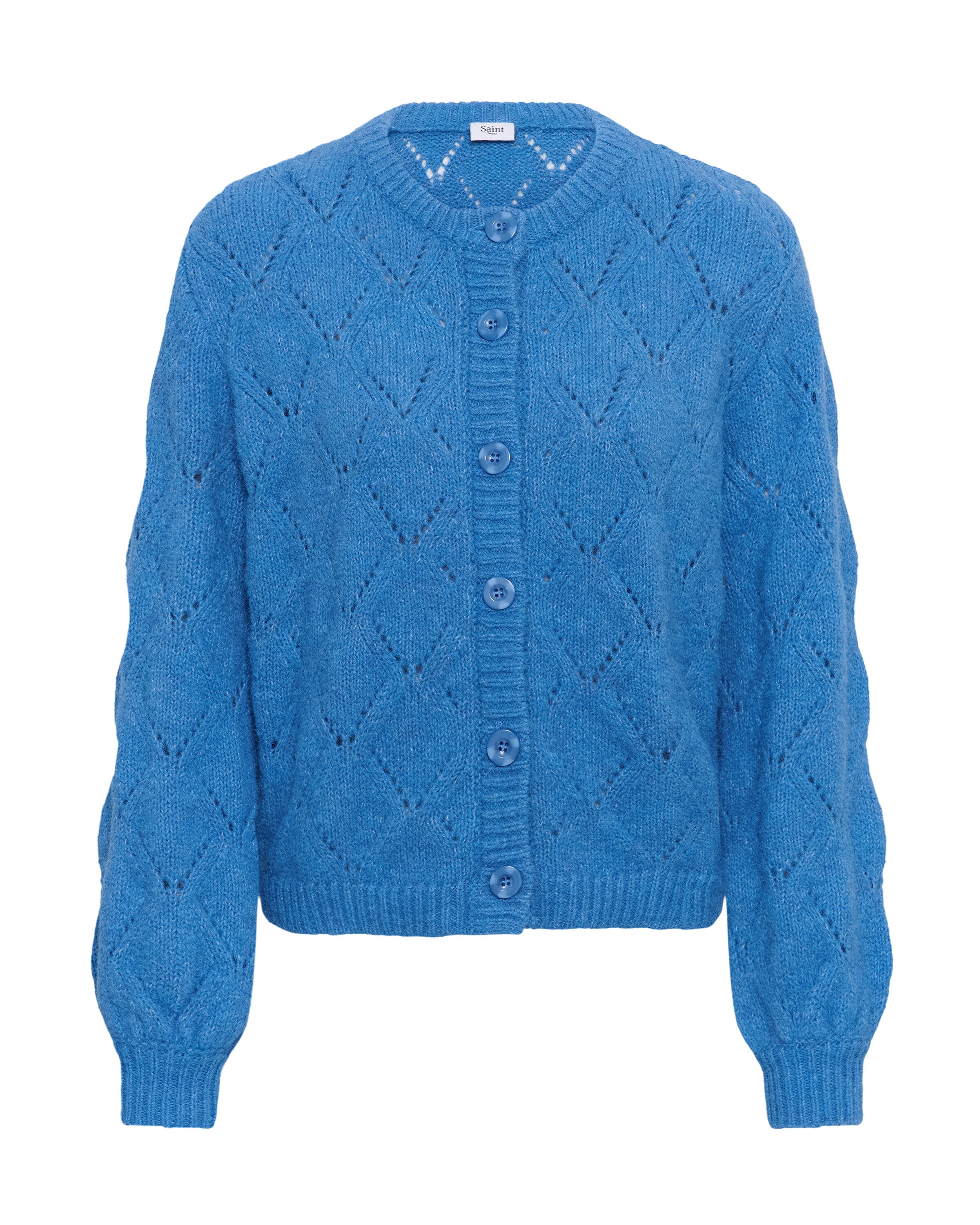 SAINT TROPEZ - Cárdigan 'Tabbatha' en azul: frente