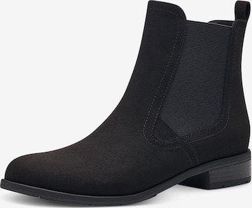 MARCO TOZZI - Botas Chelsea en negro: frente