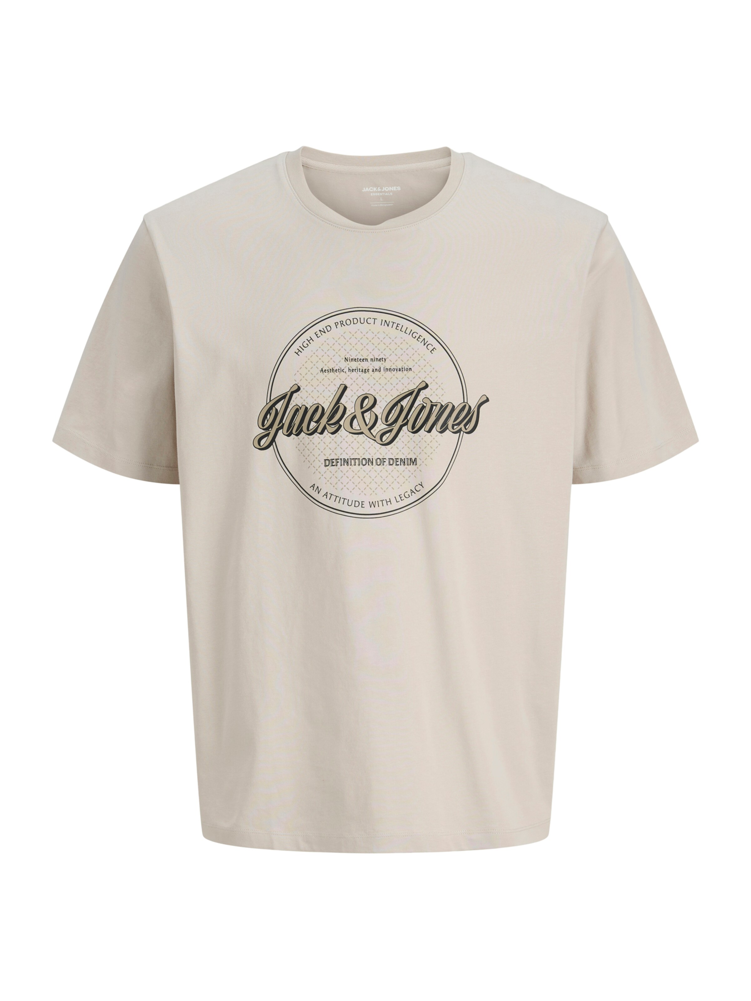 Jack & Jones Plus Bluser & t-shirts 'JJEDover Denim' i beige: forside