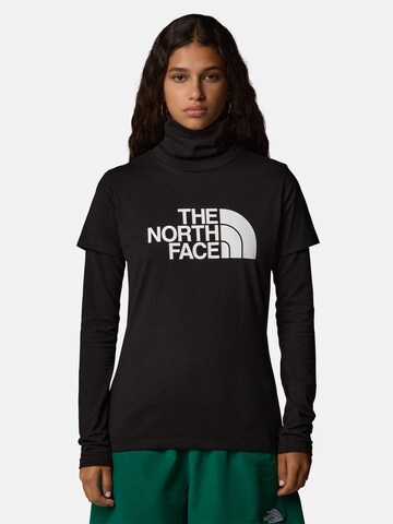 THE NORTH FACE Тениска 'EASY' в черно: отпред