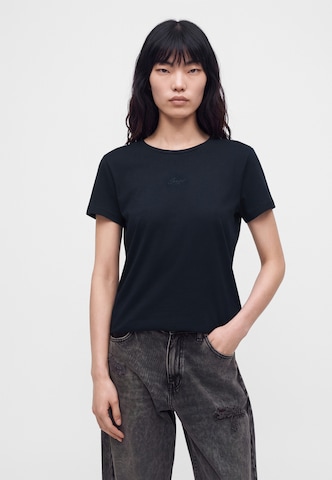 Tricou 'C_Elove' de la BOSS pe albastru: față