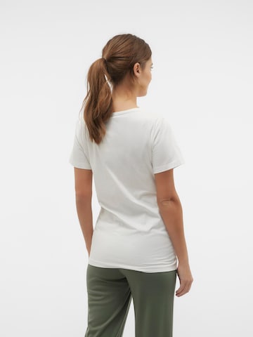 T-shirt 'SUNNY' MAMALICIOUS en blanc