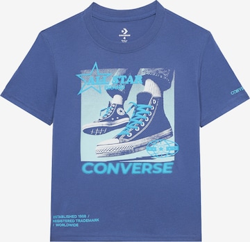T-Shirt 'CNVB PHOTO REAL SNKR' CONVERSE en bleu : devant