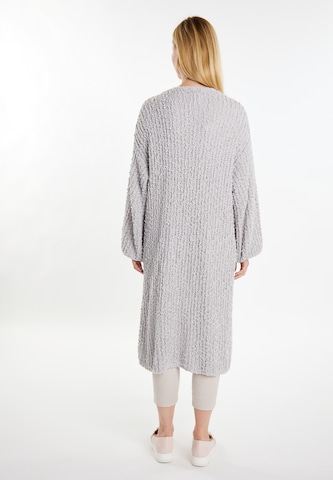 usha WHITE LABEL Knit cardigan 'Lynnea' in Grey