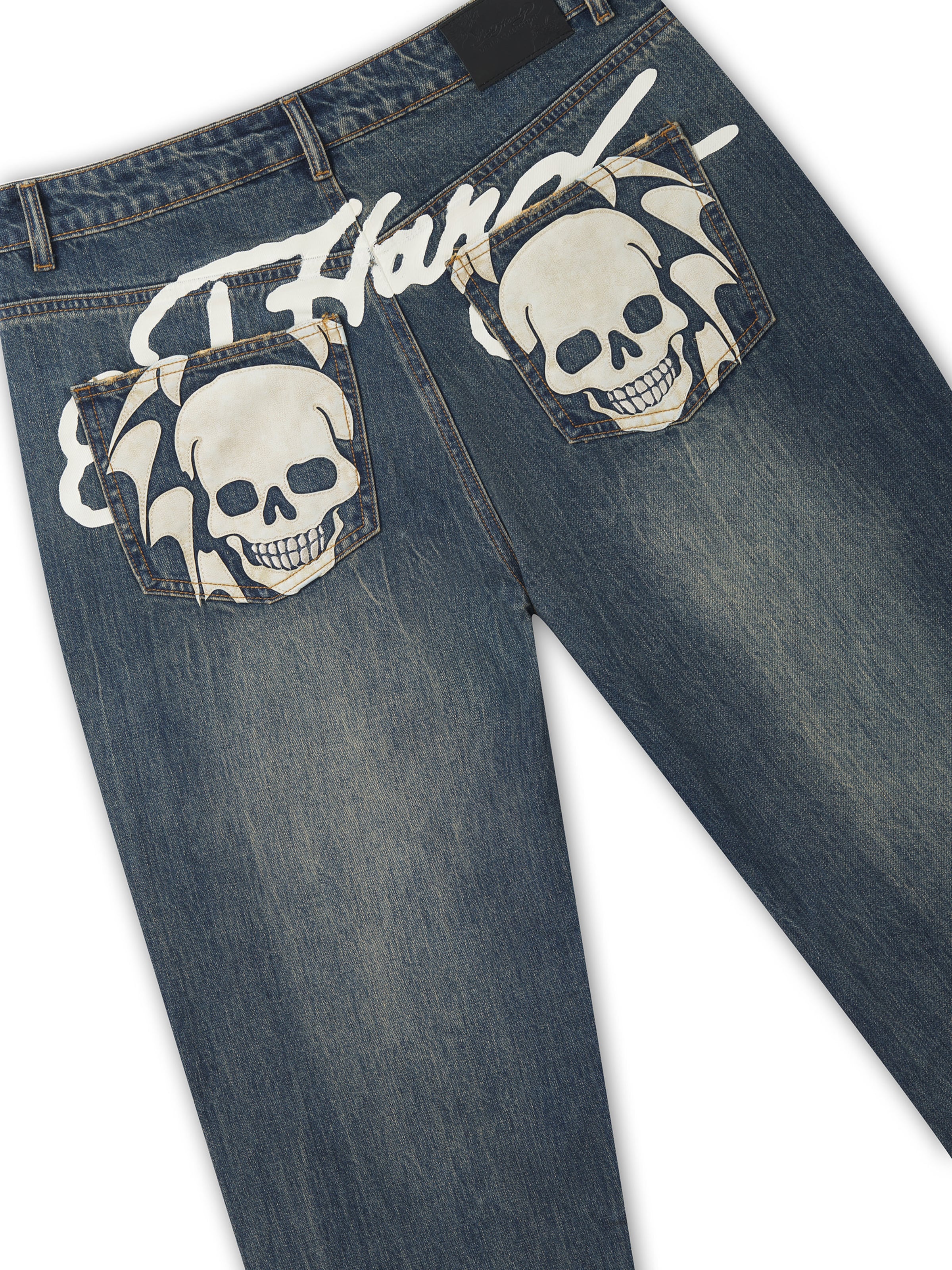 Ed Hardy Ohlapna forma Kavbojke | modra barva
