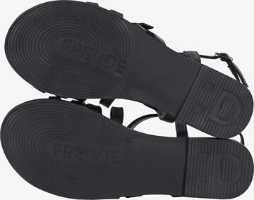 FREUDE Strap Sandals 'Antares' in Black