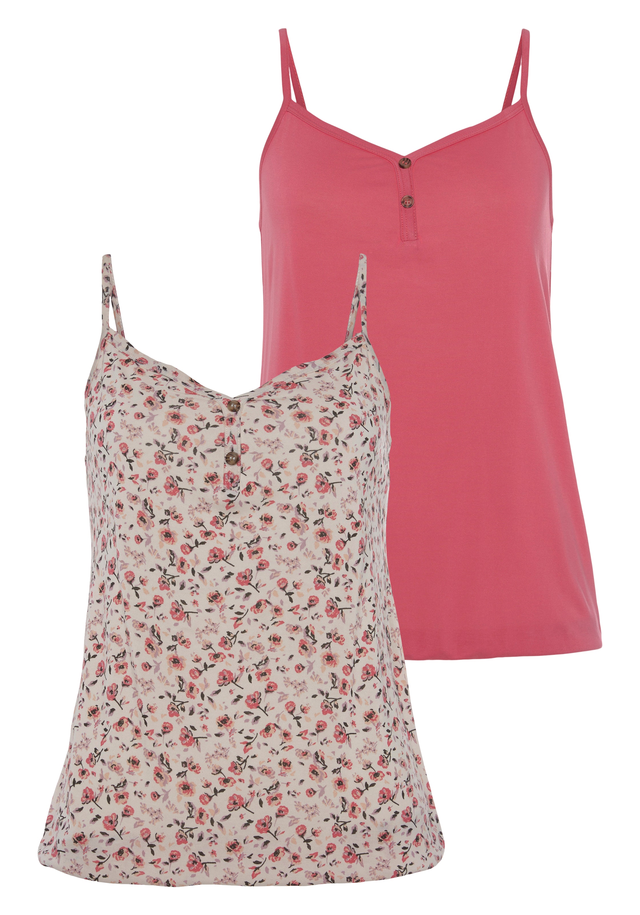 VIVANCE Top in Beige: front