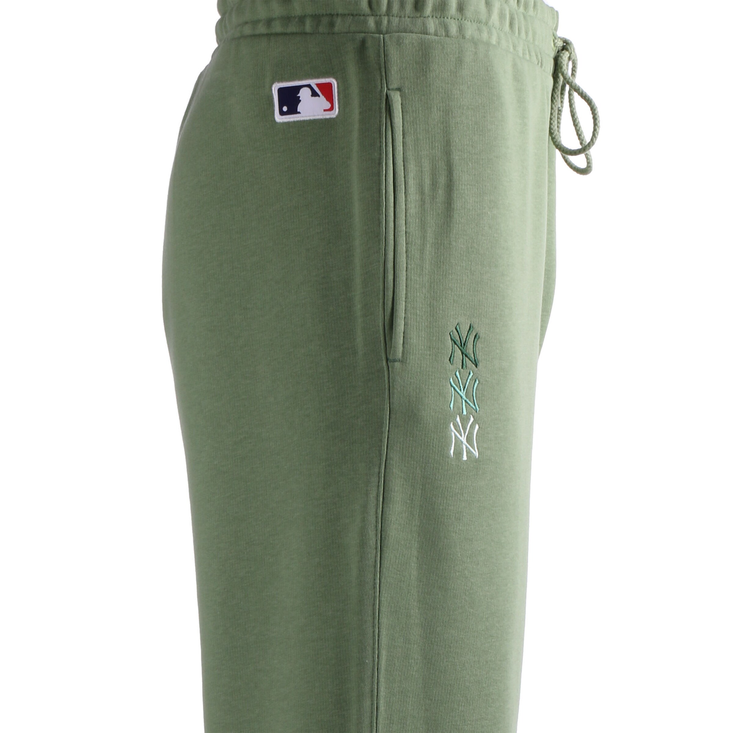 NEW ERA Tapered Nadrág 'MLB New York Yankees' - zöld