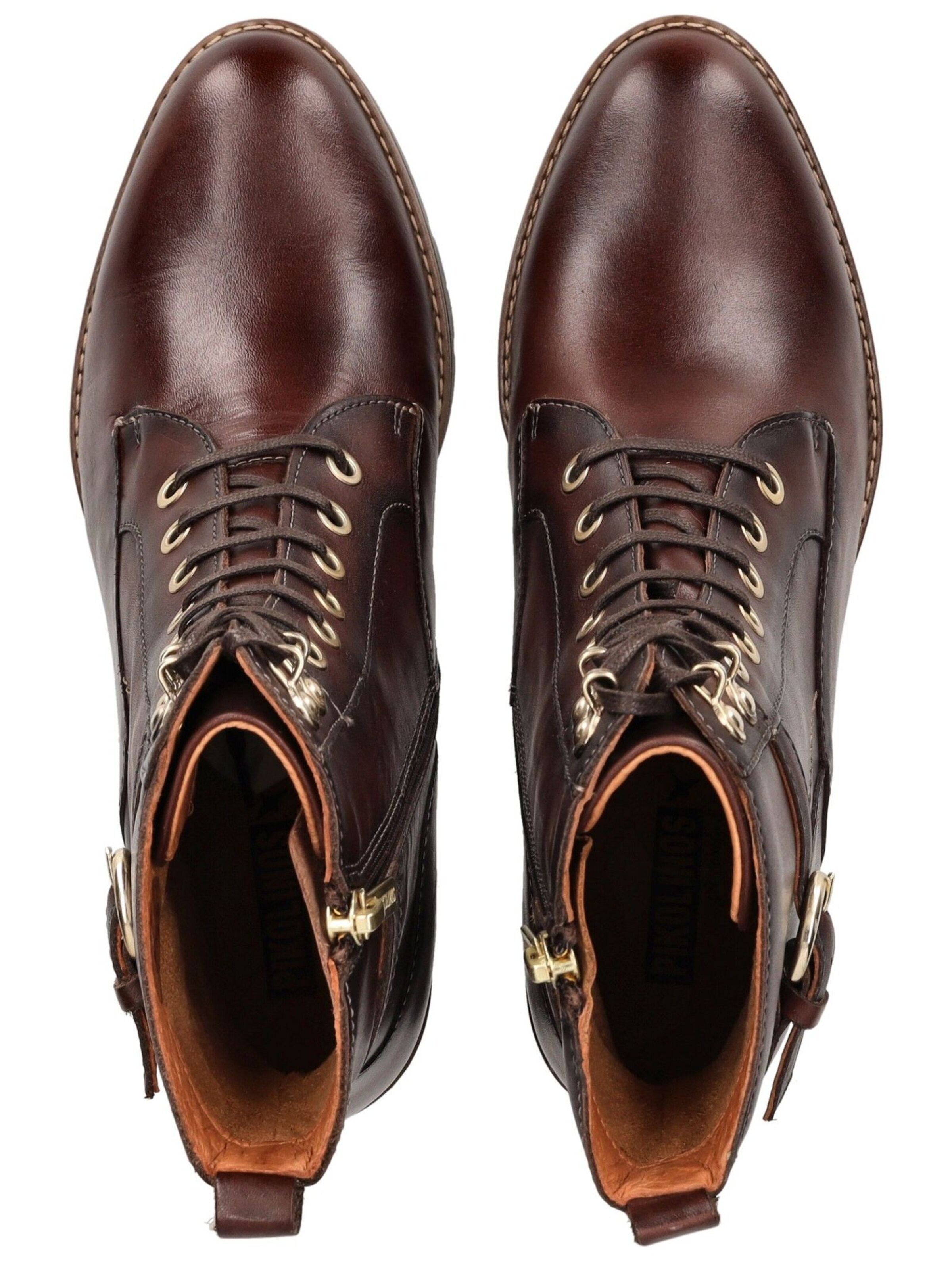 Bottines à lacets PIKOLINOS en marron