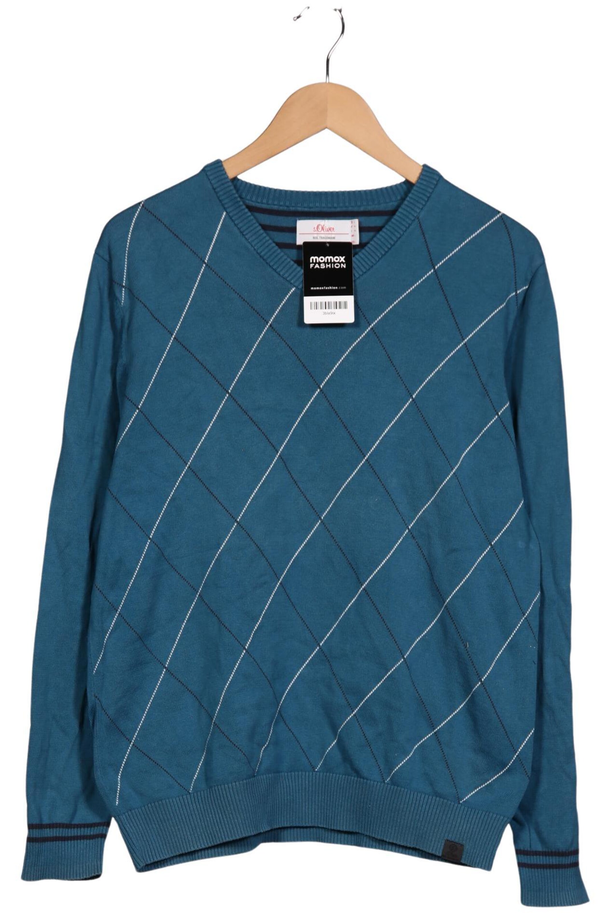 s.Oliver Pullover L in Blau: Vorderseite