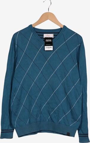 s.Oliver Pullover L in Blau: Vorderseite