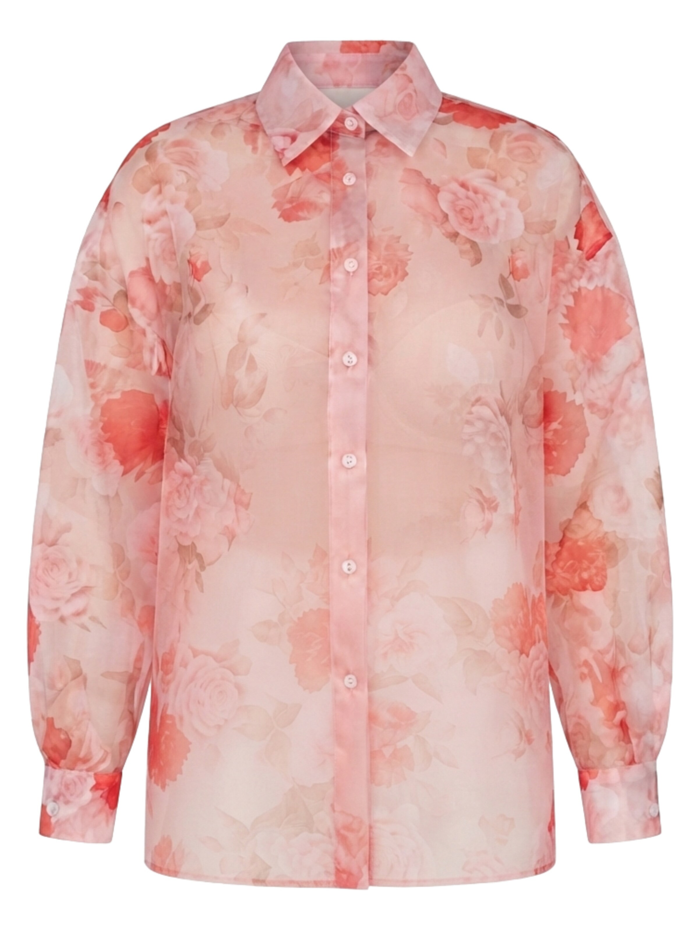 Ombre - Blusa en rosa: frente