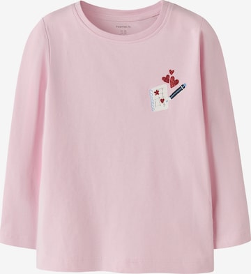 NAME IT - Camiseta 'NMFLINLAS' en rosa: frente