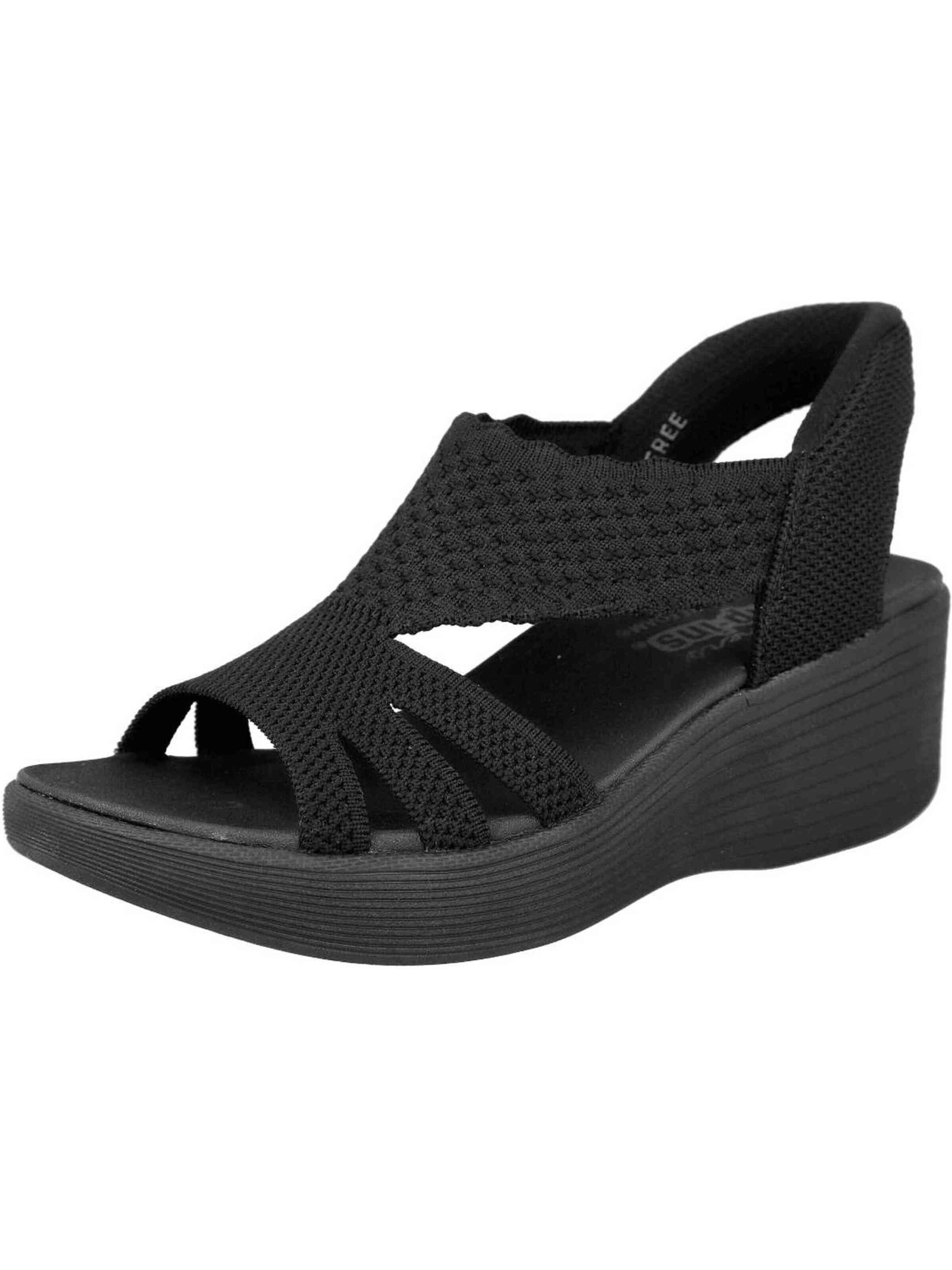 SKECHERS - Sandalias en negro: frente