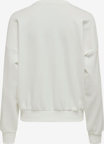 Sweat-shirt 'RUNA' ONLY en blanc