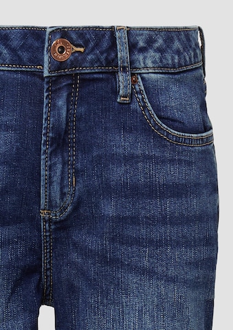 Coupe slim Jean 'Abby' QS en bleu