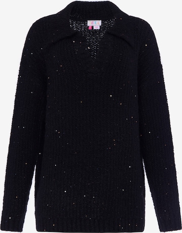 Pull-over IZIA en noir : devant