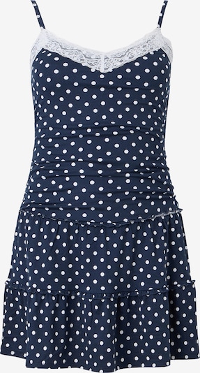 Suknelė iš HOLLISTER, spalva – tamsiai mėlyna / balta, Prekių apžvalga