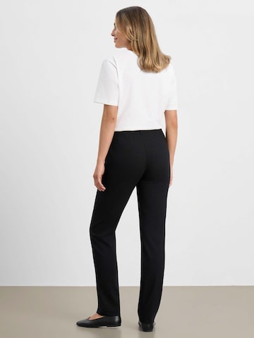 LAURIE Regular Trousers 'Taylor' in Black