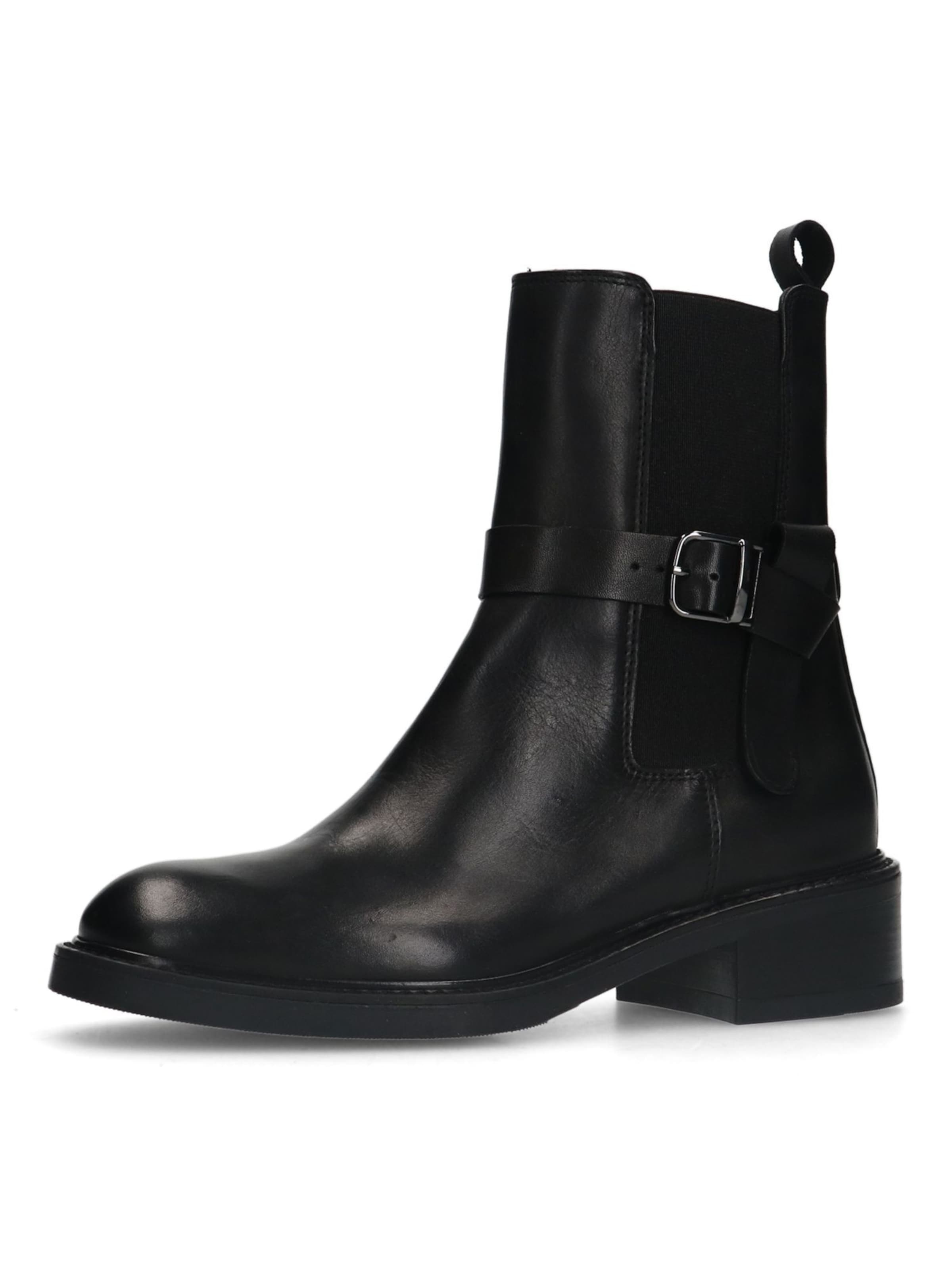 MANFIELD Chelsea Boots en noir, Vue avec produit