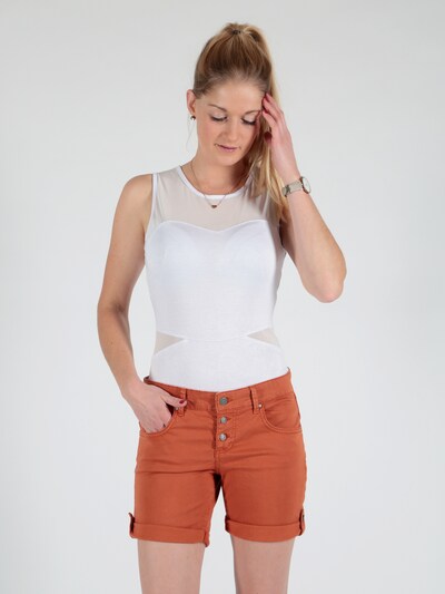 Miracle of Denim Hose in braun, Modelansicht