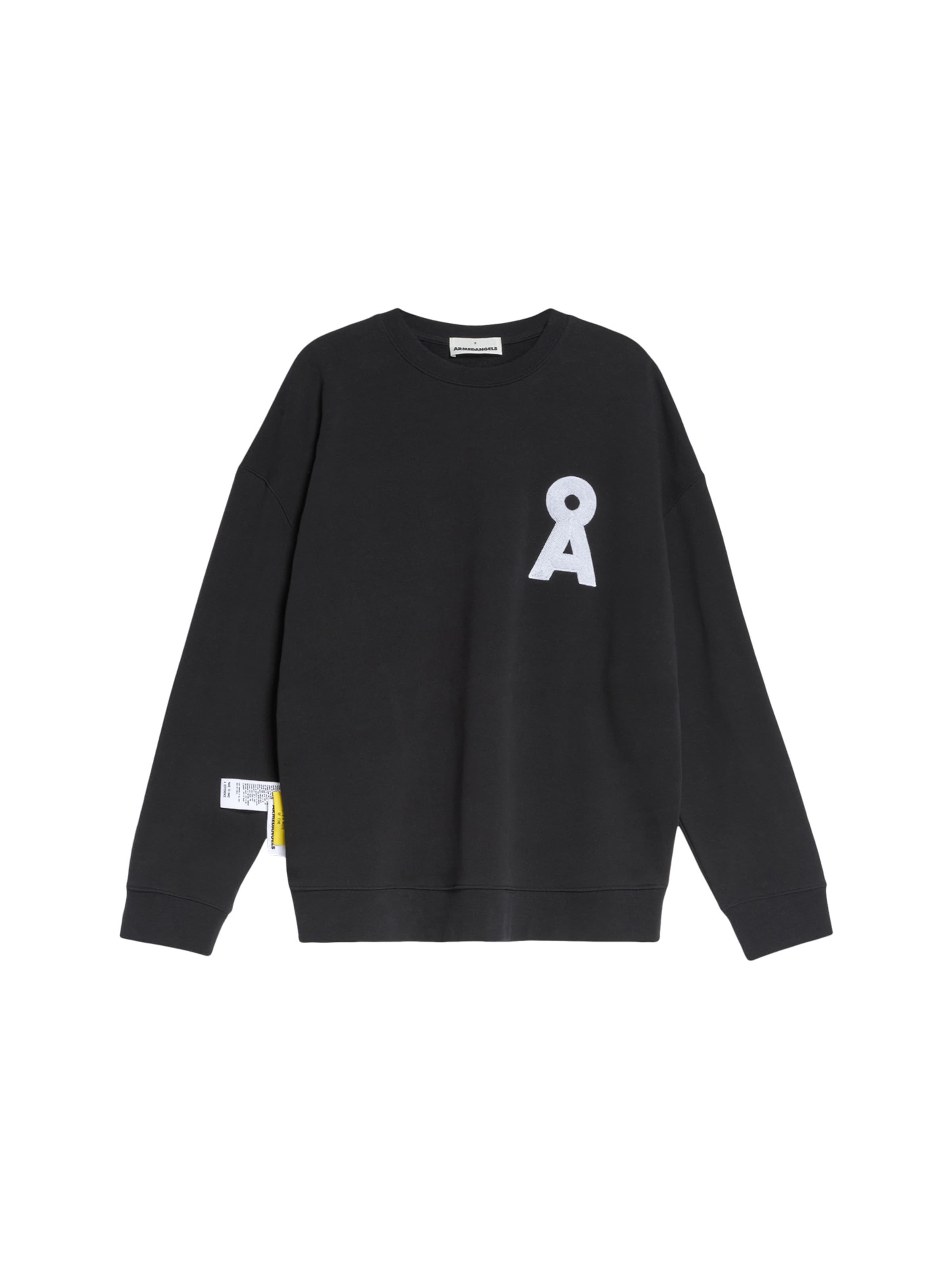 ARMEDANGELS Sweatshirt 'Sasha' in Schwarz: Vorderseite