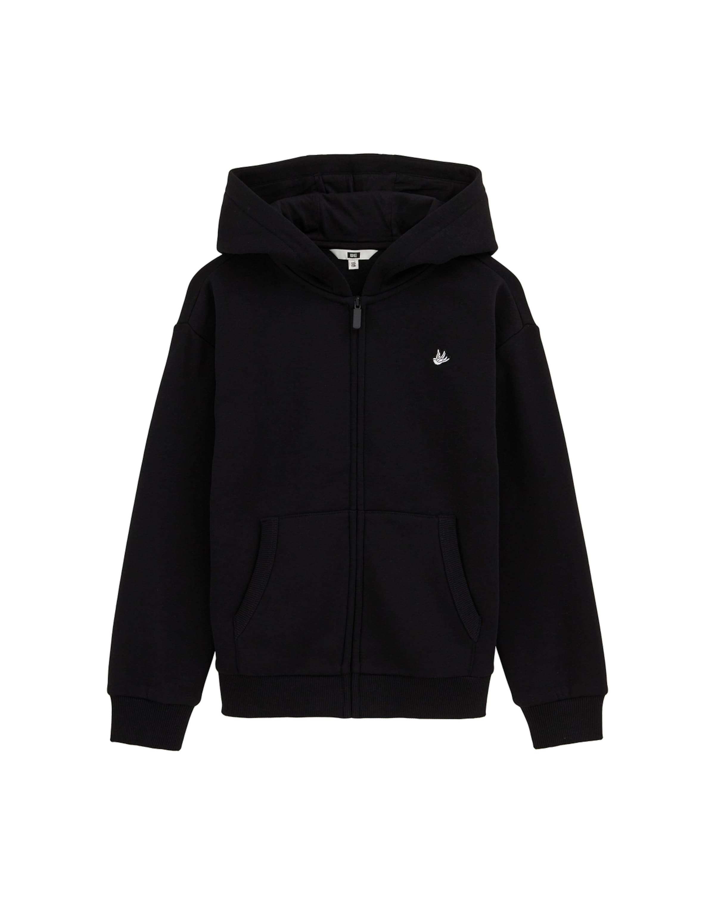 WE Fashion Mikina – černá: přední strana